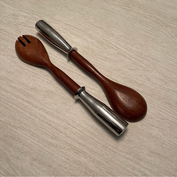 Vintage ZYLCO serving set Fork & Spoon - Picture 4 of 7